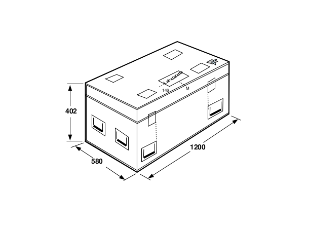 ASTERA Flightcase for 8 x AX10 - Bilde 3