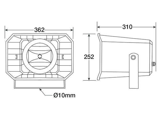 AUDIOPHONY PHP650 Miljøhøyttaler - Bilde 2