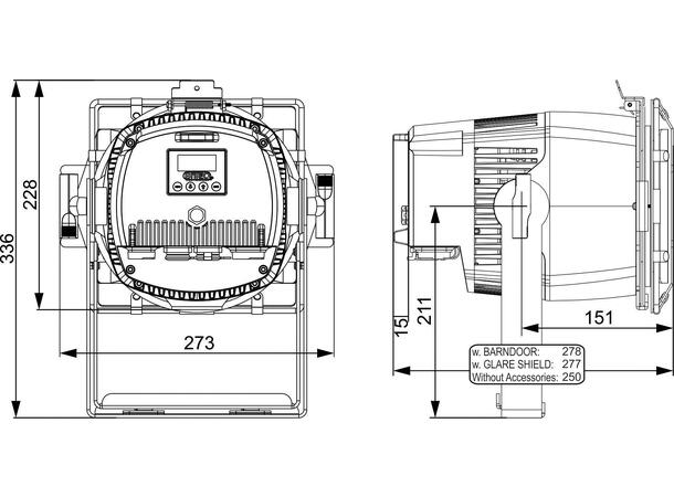 BRITEQ BT-COLORAY MULTI LED-par - Bilde 12