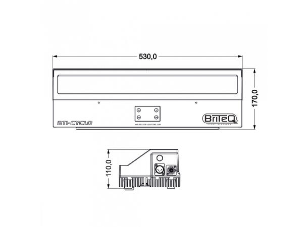 BRITEQ BTI-Cyclo Cyclorama, IP65 - Bilde 5