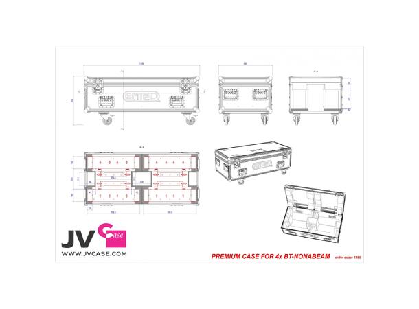 BRITEQ Flightcase for BT-NONABEAM - Bilde 3