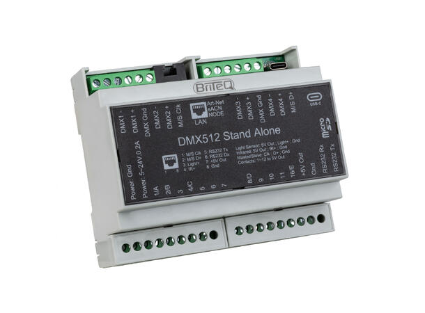 BRITEQ LD-1024 DIN NET DMX Interface