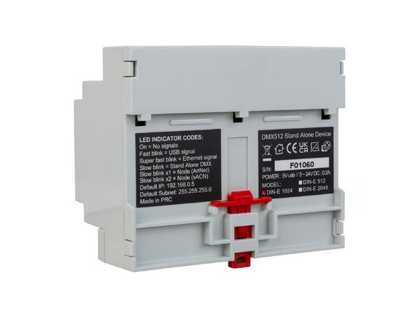 BRITEQ LD-1024 DIN NET DMX Interface - Bilde 3