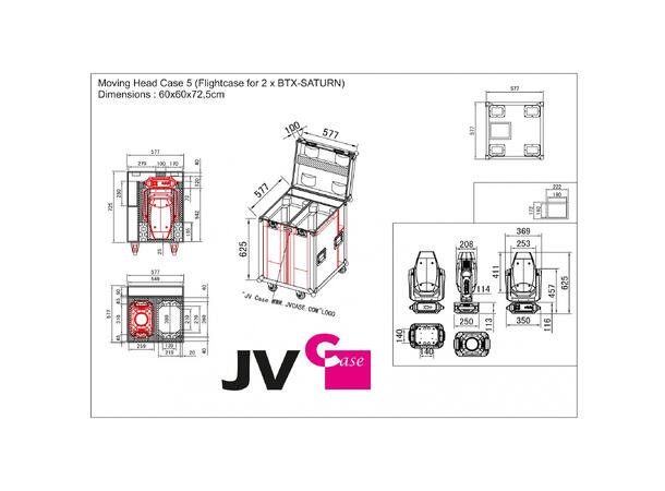 BRITEQ Moving head case 5 - Bilde 4