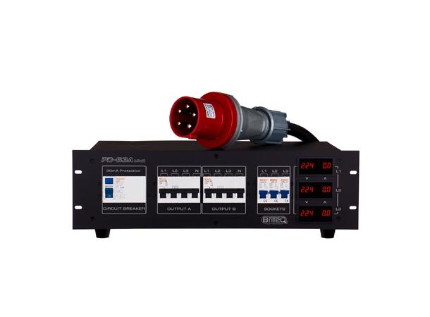 BRITEQ PD-63A MKII strømdistribusjon