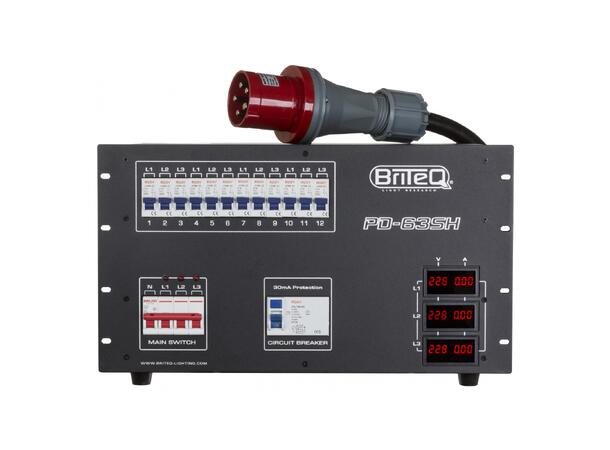 BRITEQ PD-63SH, 63A strømdistribusjon - Bilde 8