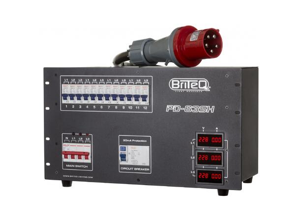 BRITEQ PD-63SH, 63A strømdistribusjon - Bilde 10