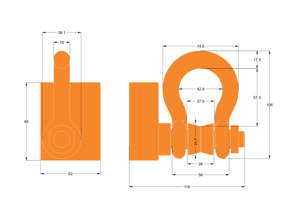 BroadWeigh BW Loadcell Shackle 2,4Ghz - Bilde 10