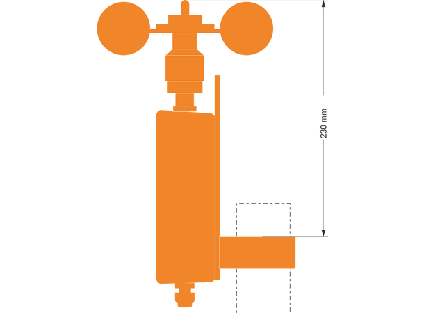 BroadWeigh BW Wind speed sensor - Bilde 3