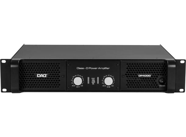 DAD DP4000 Forsterker 2 x1750W @ 4ohm
