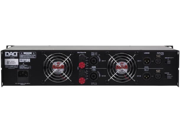 DAD DP4000 Forsterker 2 x1750W @ 4ohm - Bilde 3