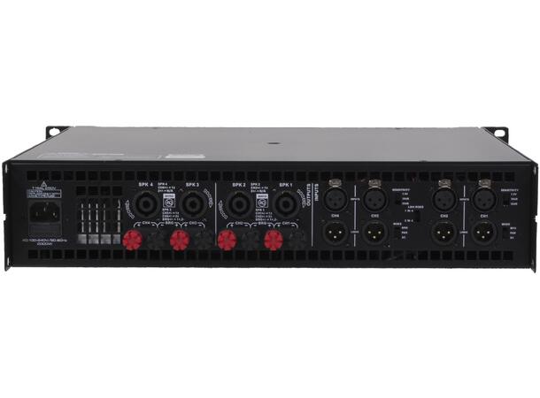 DAD DP4004 Forsterker 4x1100W @ 4ohm - Bilde 4