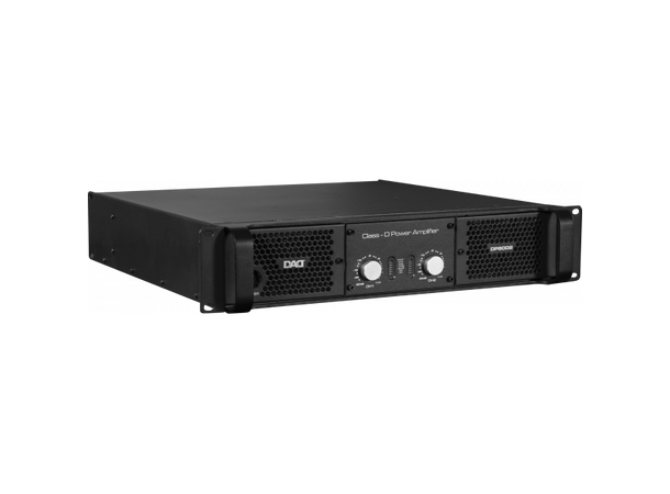 DAD DP8002 Forsterker 2 x2500 @ 4ohm
