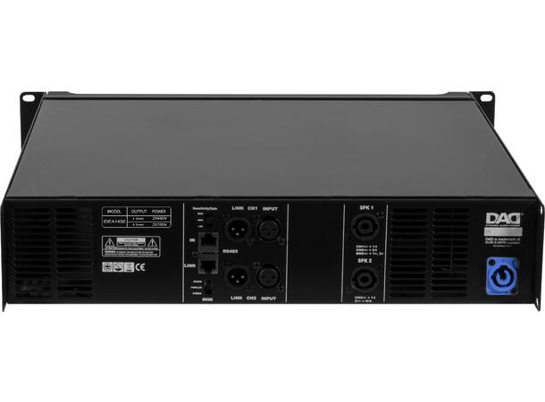 DAD IDEA1402 Forsterker 2 x 700W @ 4ohm - Bilde 3