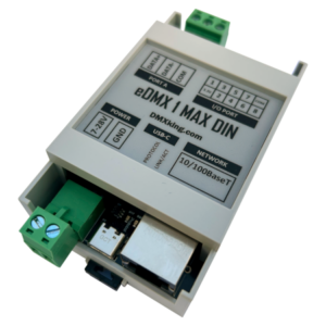 DMX KING eDMX1 MAX DIN DMX Node