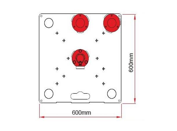 DOUGHTY baseplate for Ø48mm rør og truss - Bilde 3