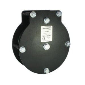 DOUGHTY blokk, 2-spor heavy duty 200mm