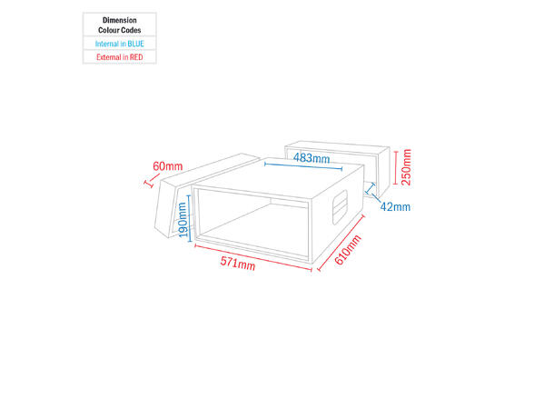 ELUMEN8 Rock Box 4U Rack Case - Bilde 6