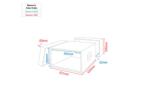 ELUMEN8 Rock Box 6U Rack Case - Bilde 6