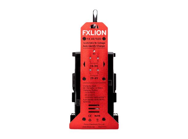 FXLION FX-4S7S2D Bi-voltage V-lock lader - Bilde 7