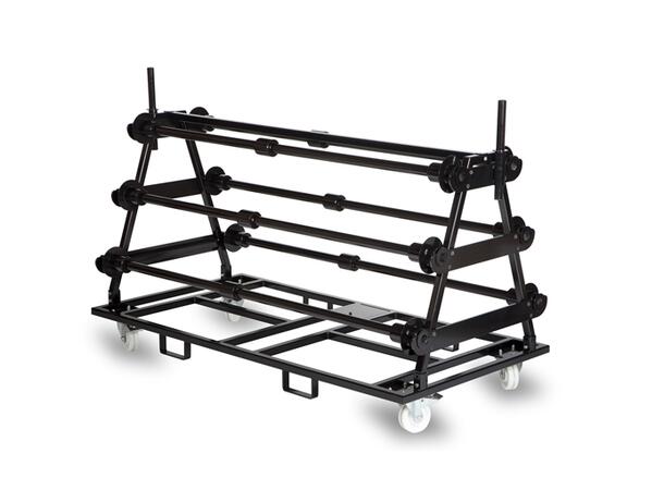 Harlequin storage cart, 4 rolls x 2 m