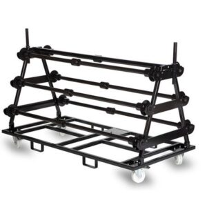 Harlequin storage cart, 6 rolls x 1.5 m