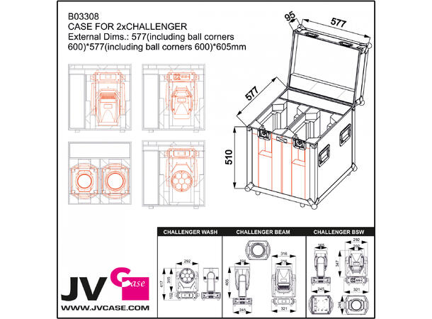 JB SYSTEMS Flightcase - Bilde 5