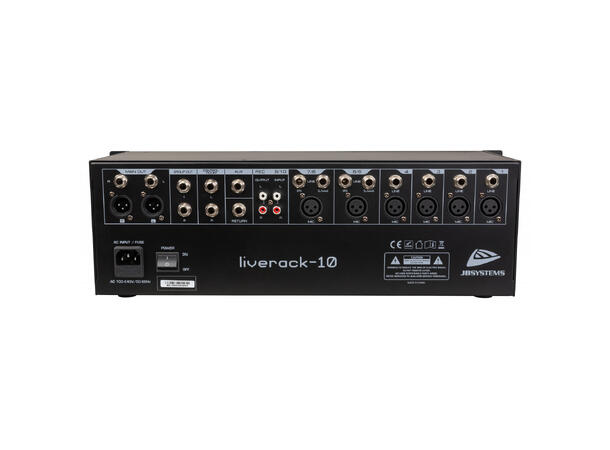 JB SYSTEMS Liverack-10 Miksepult - Bilde 2
