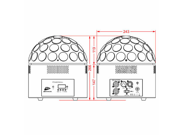 JB SYSTEMS Powerball White Lyseffekt - Bilde 5