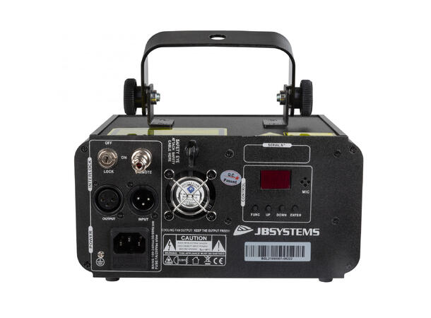 JB SYSTEMS Spyder-RGB Laser, 3pin DMX - Bilde 5