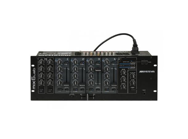 JB systems MIX6usb 4 kanals DJ mixer
