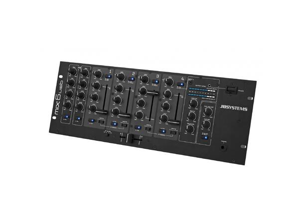 JB systems MIX6usb 4 kanals DJ mixer - Bilde 3
