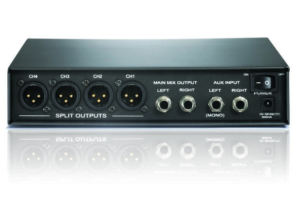 JTS PMM-4 Mini monitor mikser 4 inn/2 ut - Bilde 2