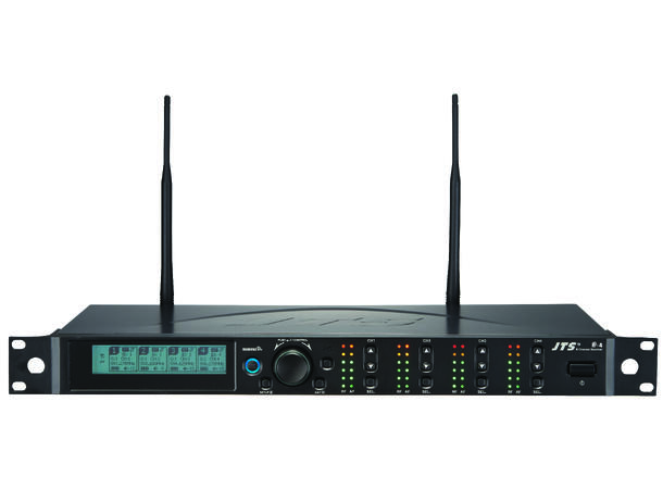 JTS R-4 mottaker, 4 kanaler i 1U 19"