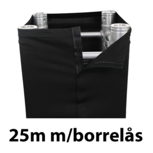 KAGU Trusscover 25 meter 30x30cm, sort