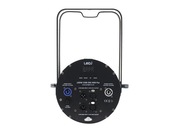 LEDJ 150W COB CW/WW Par, 80°, B-Vare - Bilde 9