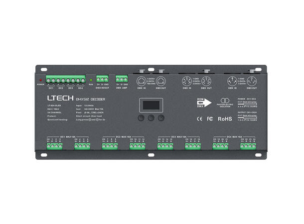 LTECH LED driver 24 kanaler, DMX - Bilde 3