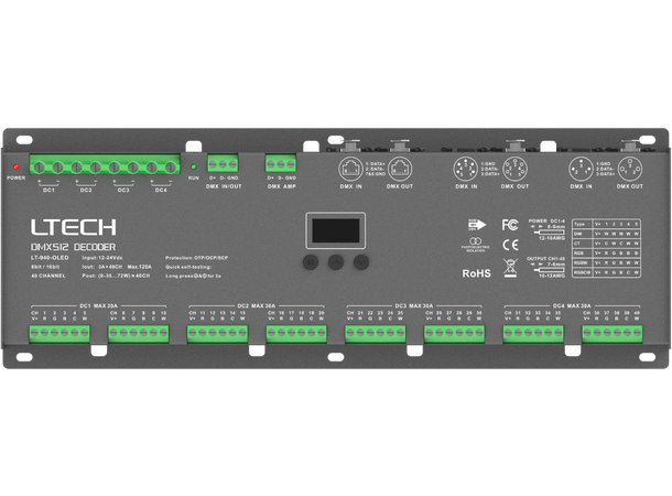 LTECH LED driver 40 kanaler, DMX - Bilde 2