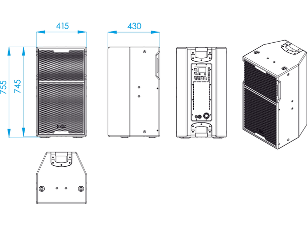 LYNX CPS-14 3-Veis Høyttaler - Bilde 3