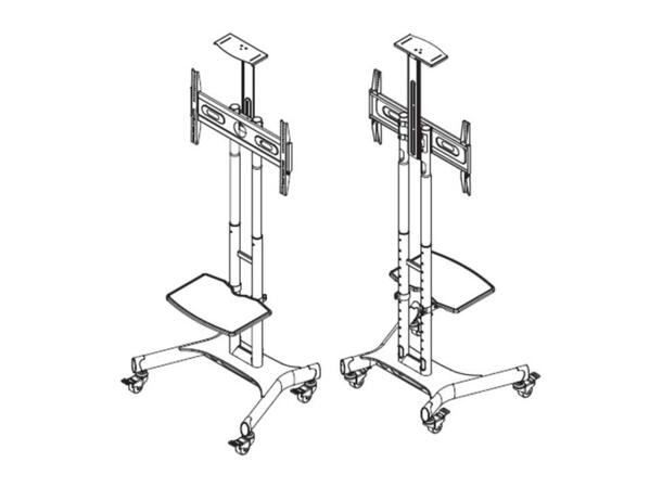 MULTIBRACKETS Gulvtralle basic, VESA - Bilde 7
