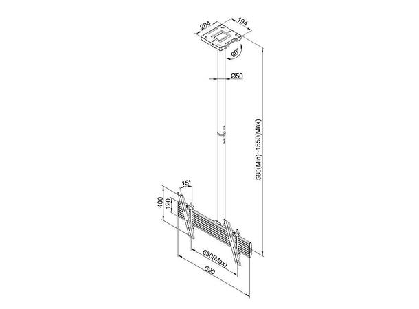 MULTIBRACKETS MBC1U Takfeste - Bilde 6