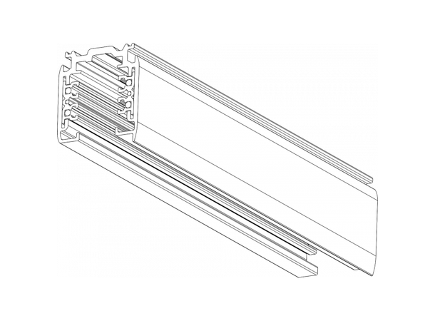 NA Global Pulse XTSC Lysskinne, 4m hvit - Bilde 2
