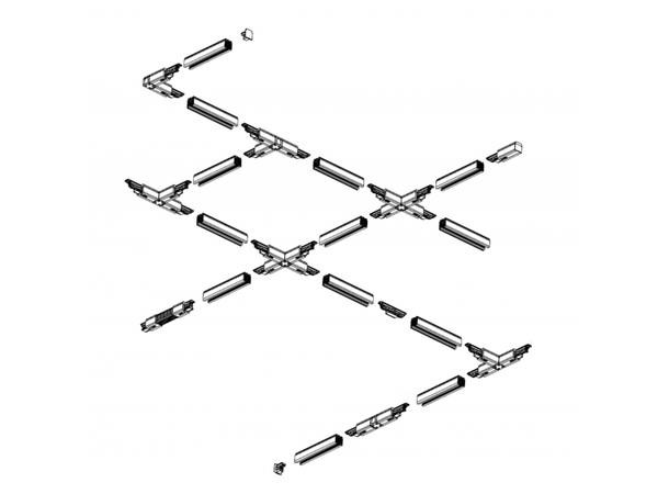 NA Global Pulse XTSC Lysskinne, 4m hvit - Bilde 5