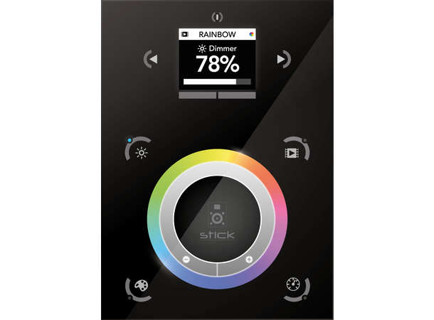 NA STICK-DE3 lyskontroller for veggmont.