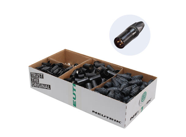NEUTRIK NC3MXX-BAG-D han for kabel