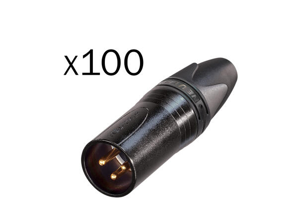 NEUTRIK NC3MXX-BAG-D han for kabel - Bilde 2