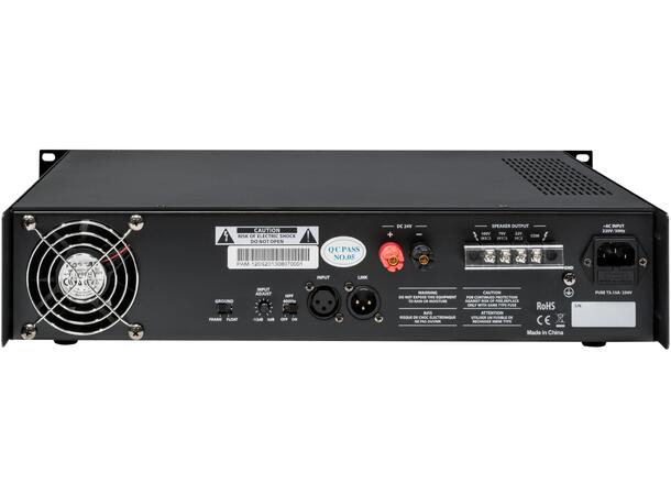 PROAUDIO Effektforsterker 1 kanal 120W - Bilde 2