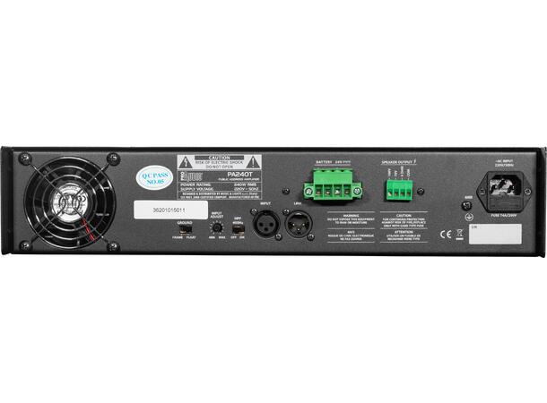 PROAUDIO effektforsterker 1 kanal 240W - Bilde 3