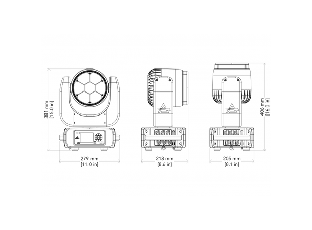 PROLIGHTS Astra Wash7Pix Moving head - Bilde 3