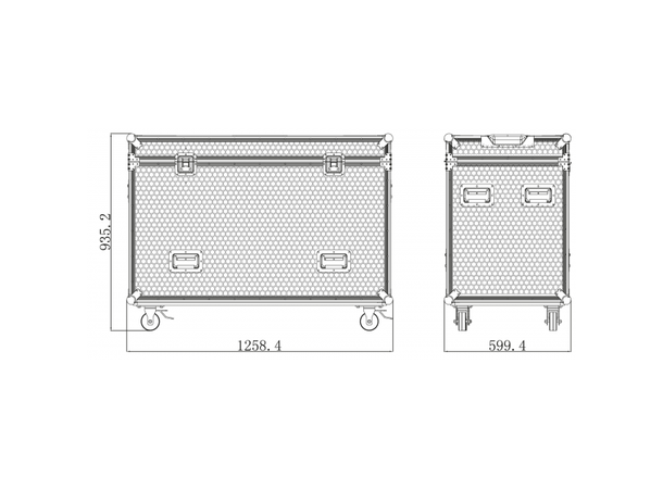 PROLIGHTS FCLPANEL3U Flightcase - Bilde 3